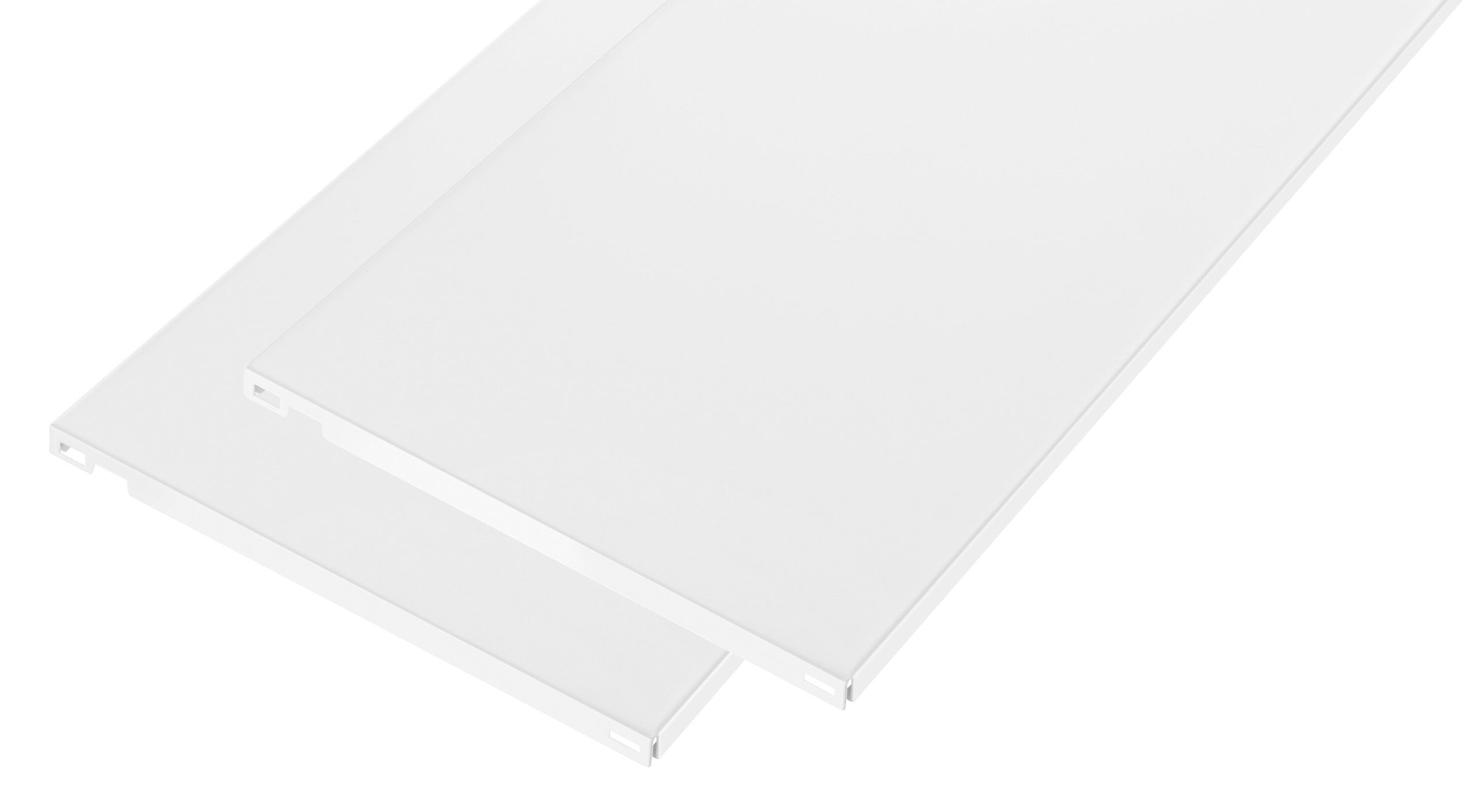 Tablettes en acier - 2 pcs