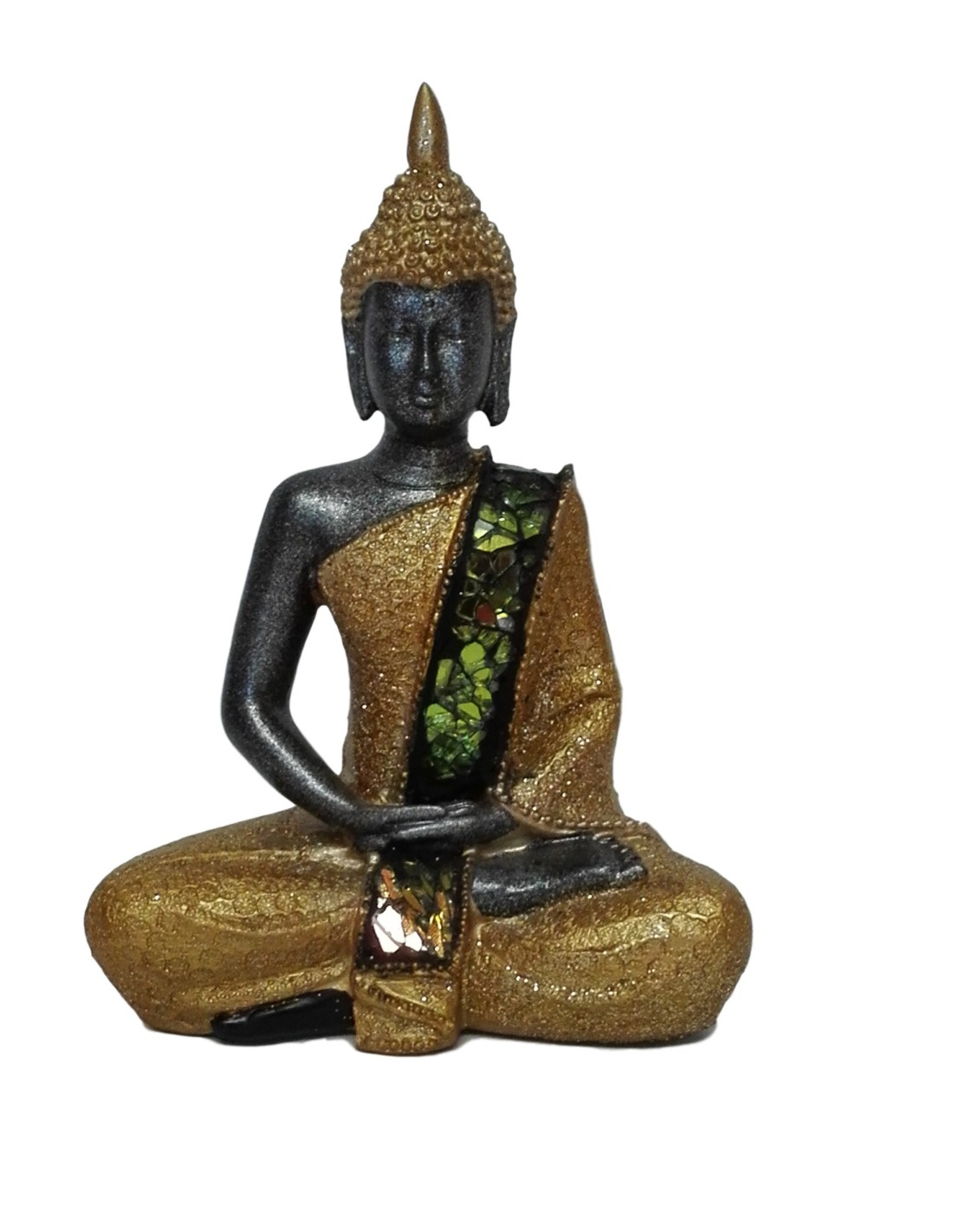 Statuette Bouddha Sparkle - Apportez la sérénité et l'éclat à votre intérieur