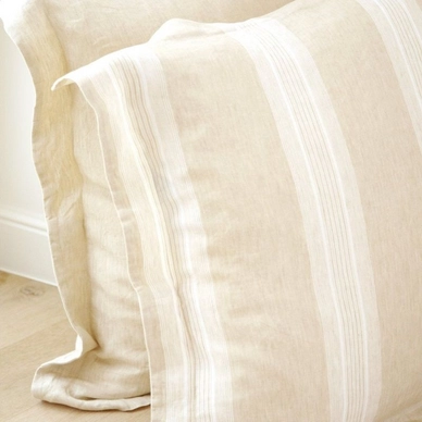 Taie d'oreiller Libeco Catalina Straw Stripe (Lin)