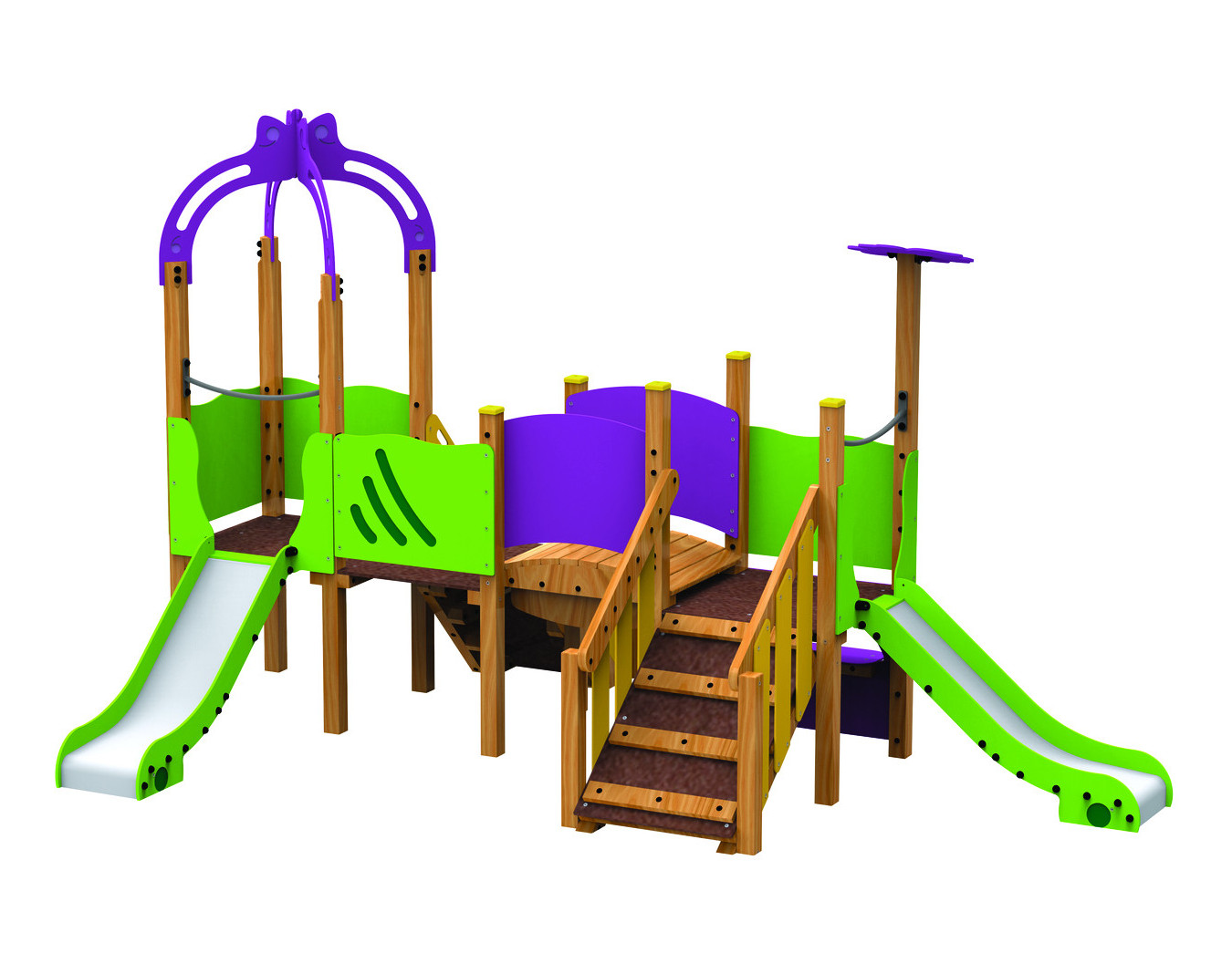 Structure de jeux de collectivité Papillon