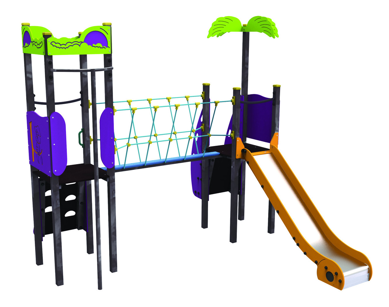 Structure jeux acier Ile aux trésors