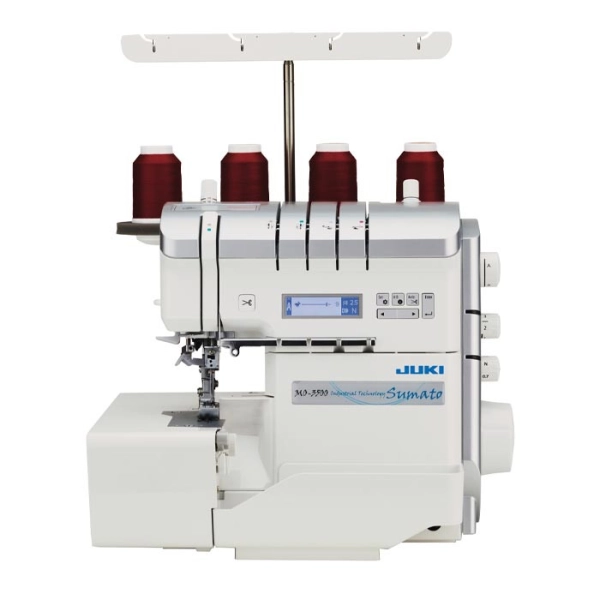 Surjeteuse JUKI MO-3500 SUMATO + Table d'extension + tapis anti vibration en liège JUKI offert