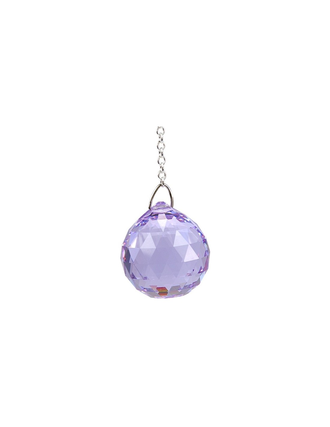 Suspension boule à facettes violette - Harmonisez votre intérieur