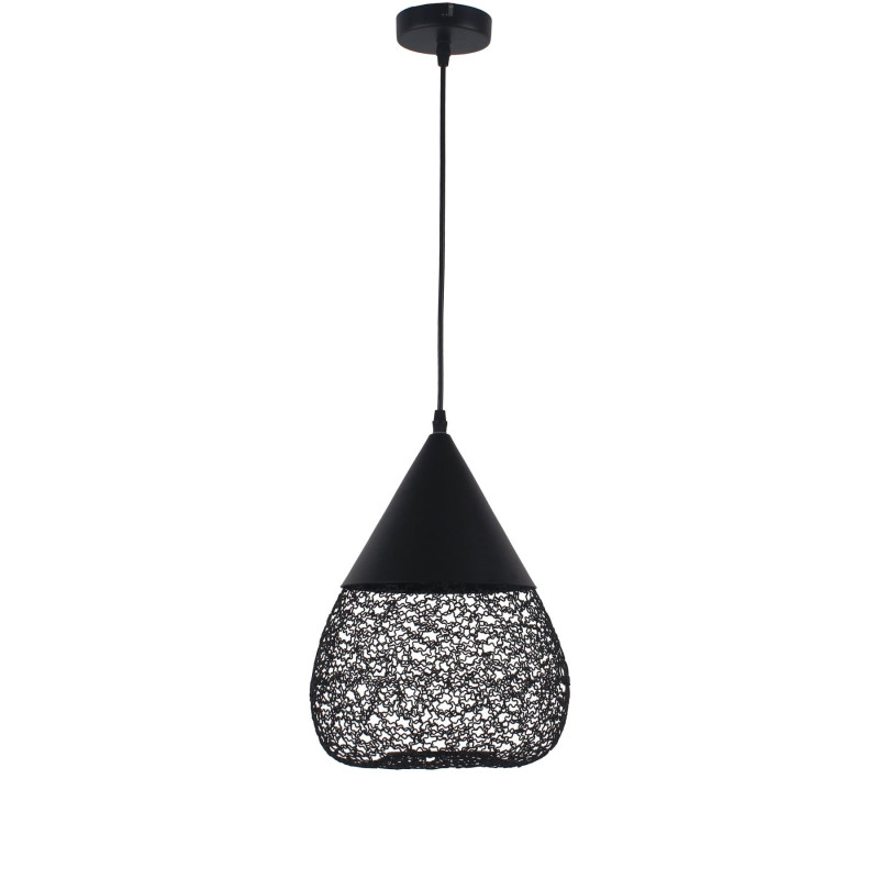 Suspension MAROC – Luminaire en Acier Noir – Design Oriental – Aluminor