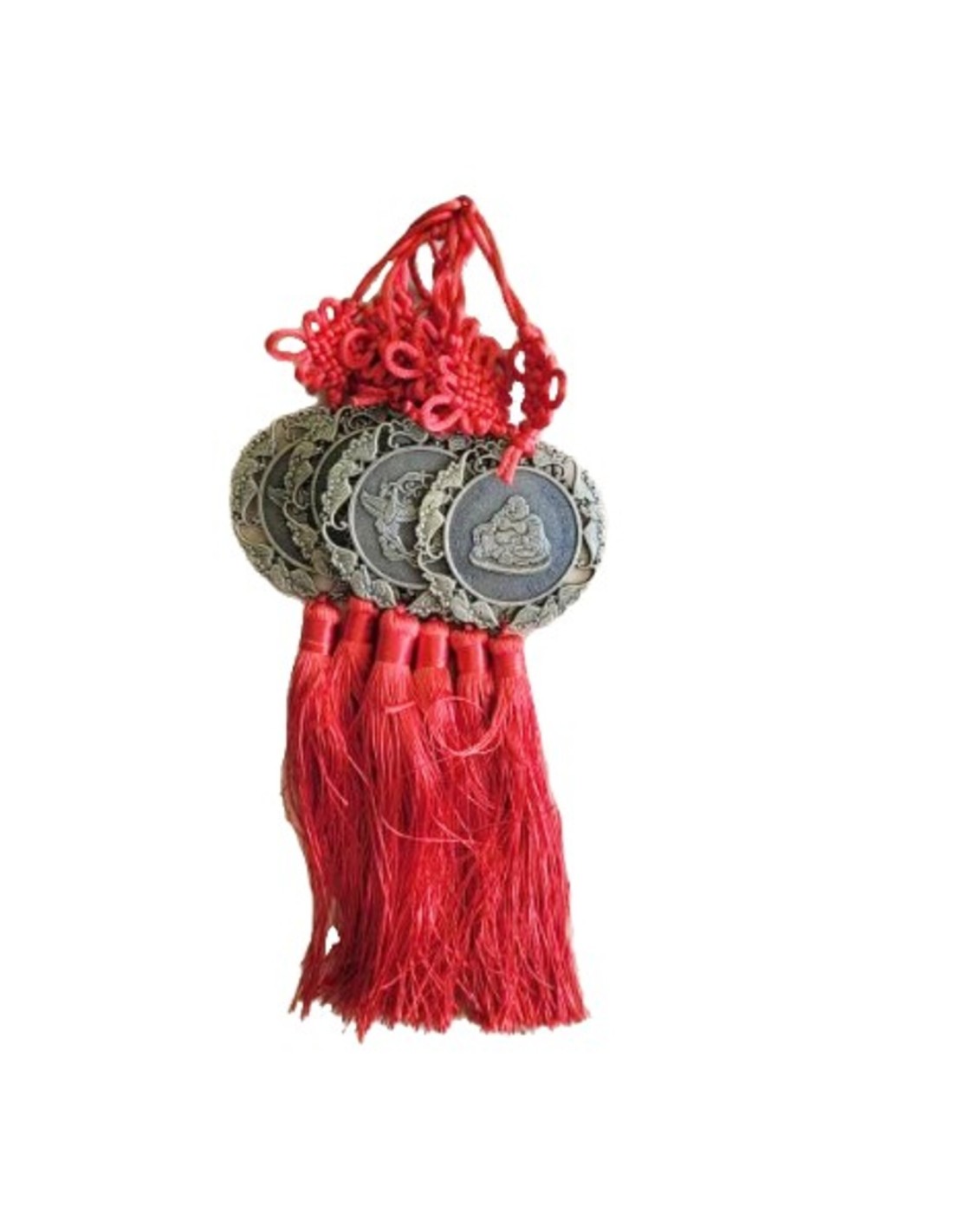 Suspension Bouddha en Pièces Chinoises pour une ambiance zen et apaisante