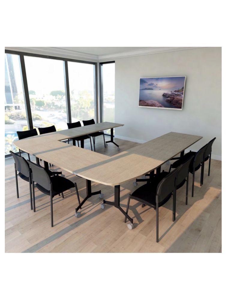 Table angle intégré gauche | Eureka - Buronomic