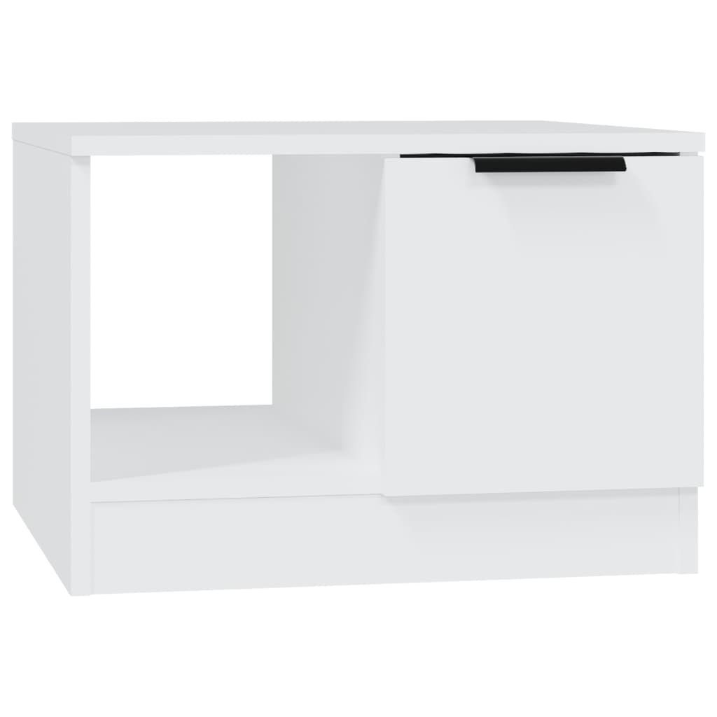 Table basse Blanc 50x50x36 cm