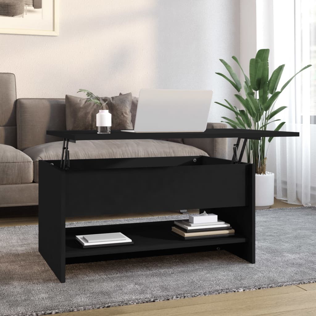 Table basse Noir 80x50x40 cm
