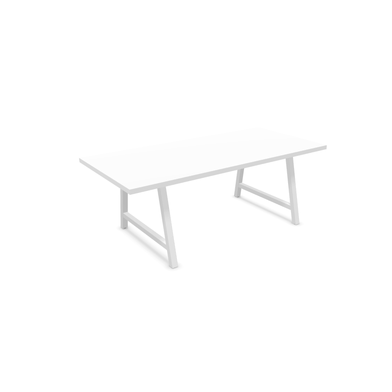 Table Coworking Cohésion – L200 x P100 – 8/10 Personnes – Buronomic