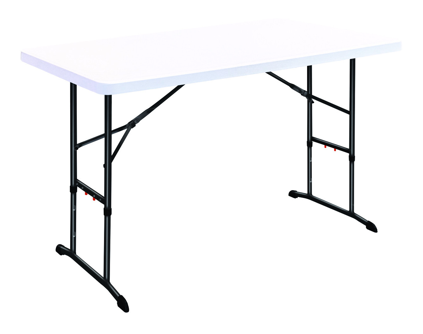 Table polyéthylène réglable pliante