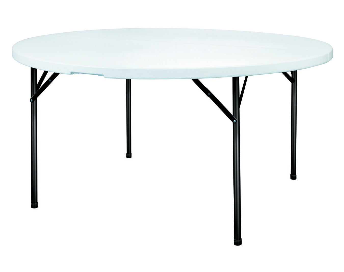 Table polyéthylène ronde pliante