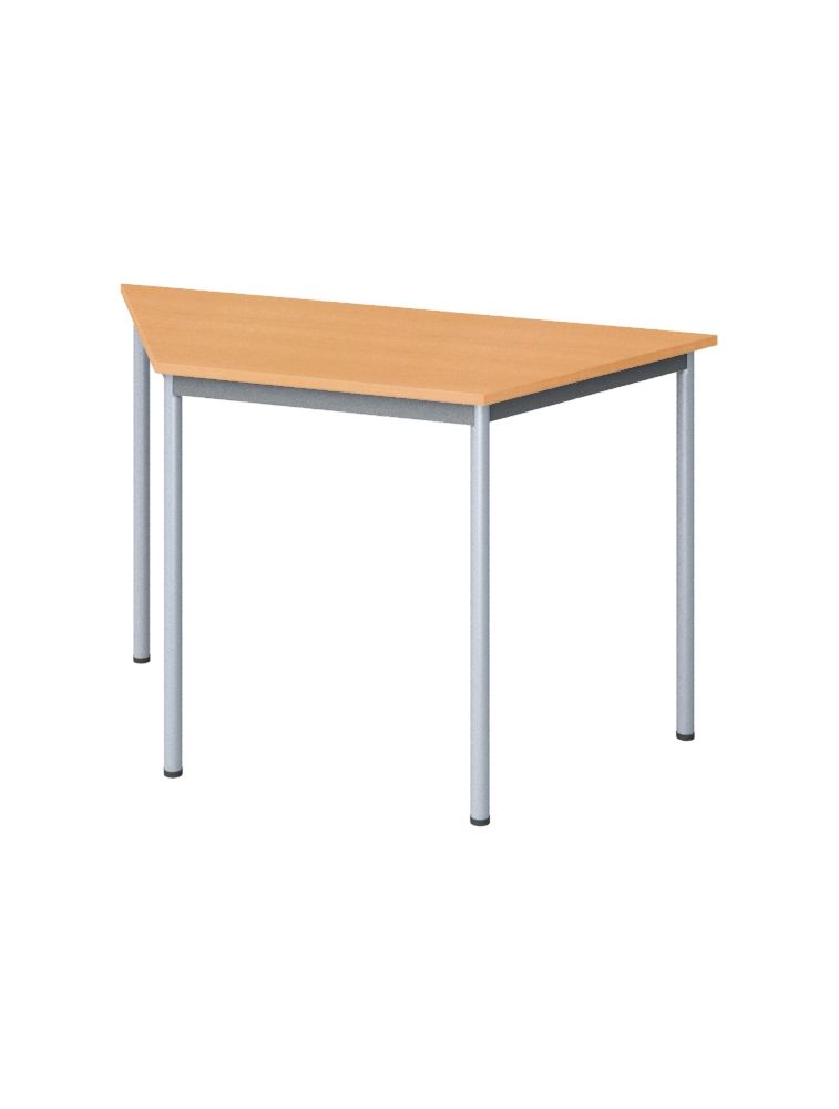 Table polyvalente trapézoîdale