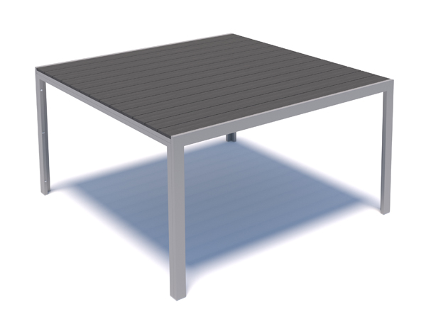 Table Terrasse carrée 8 couverts - ALGO - 140 x 140 cm