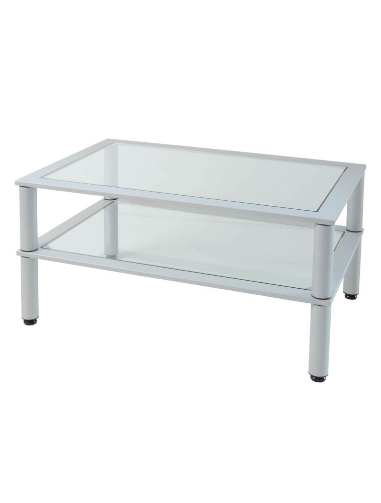 Table basse plateau verre dépoli - Tibo-90 - ACT