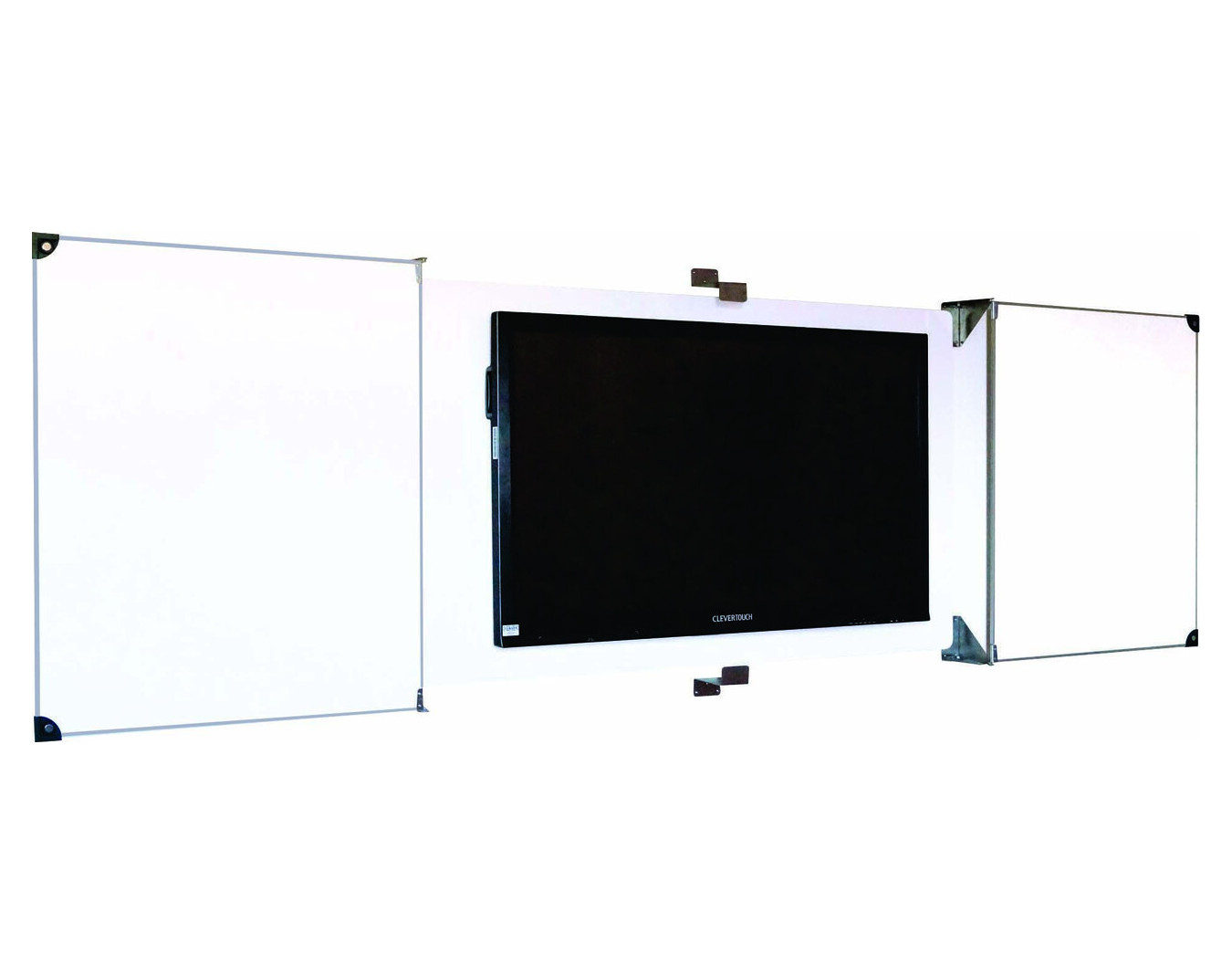 Tableau blanc mural volets rabattables