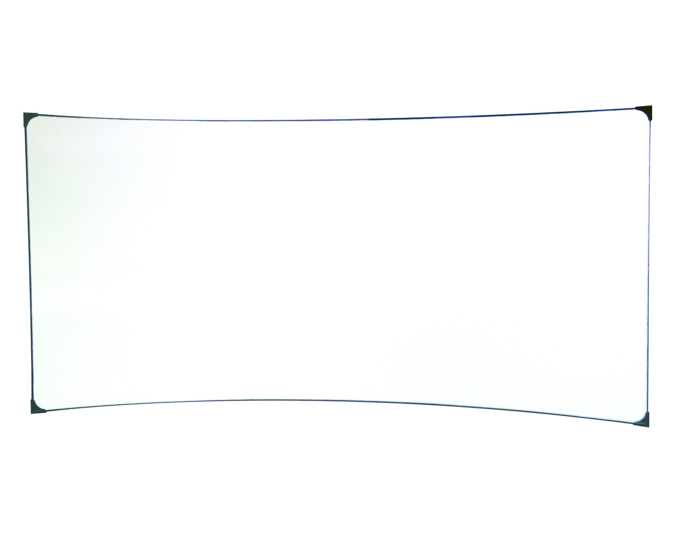 Tableau blanc ou vert incurvé