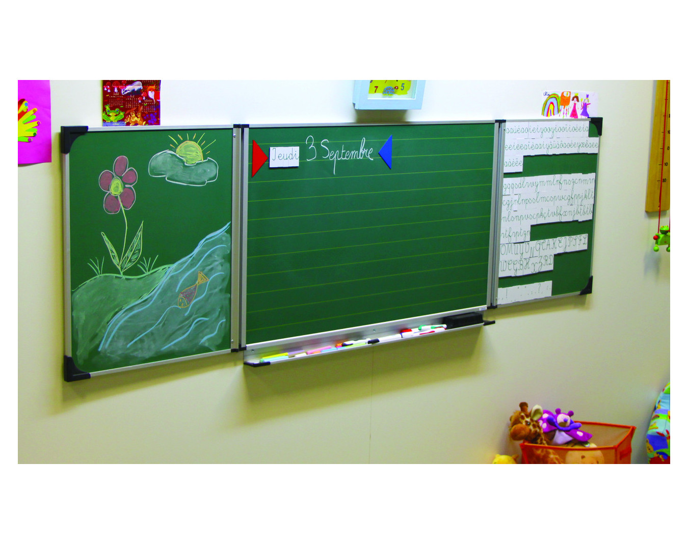 Tableau triptyque pour enfants
