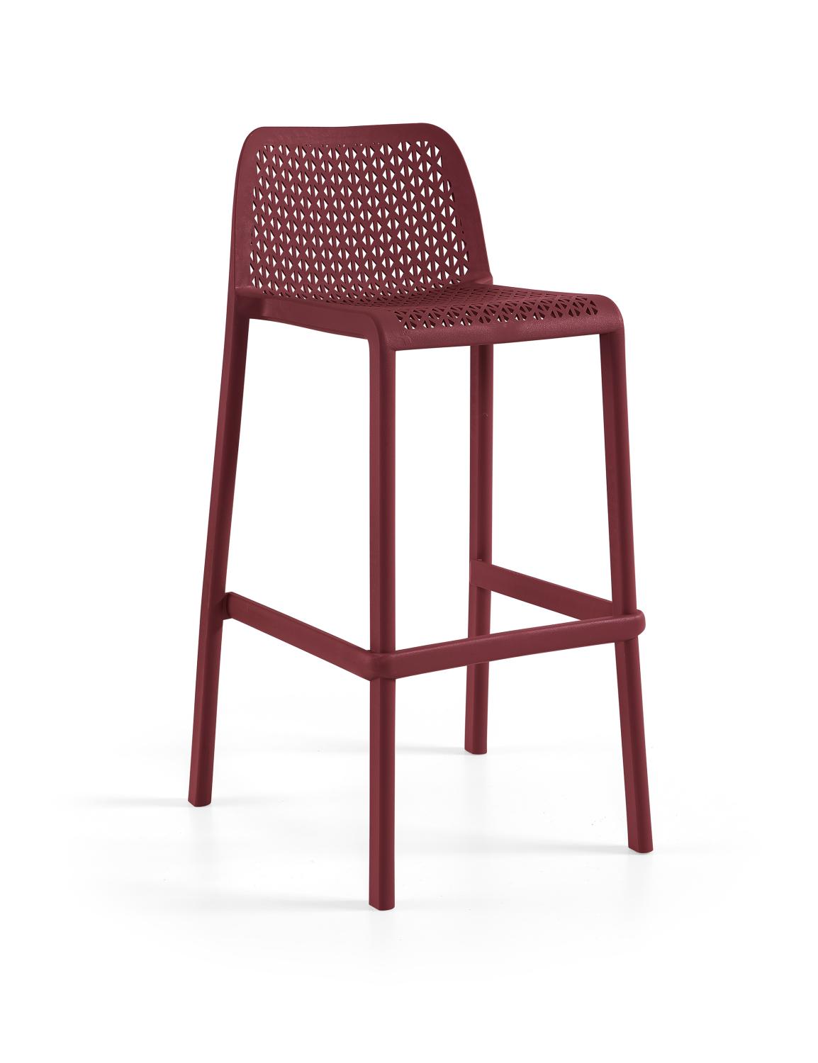 Tabouret en polypropylène OXY, Hauteur 89cm, 6 coloris (Vendues par 4)