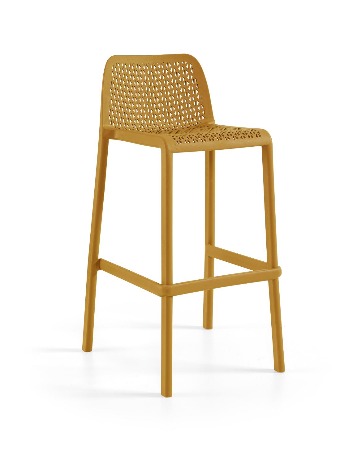 Tabouret en polypropylène OXY, Hauteur 99cm, 6 coloris (Vendues par 4)
