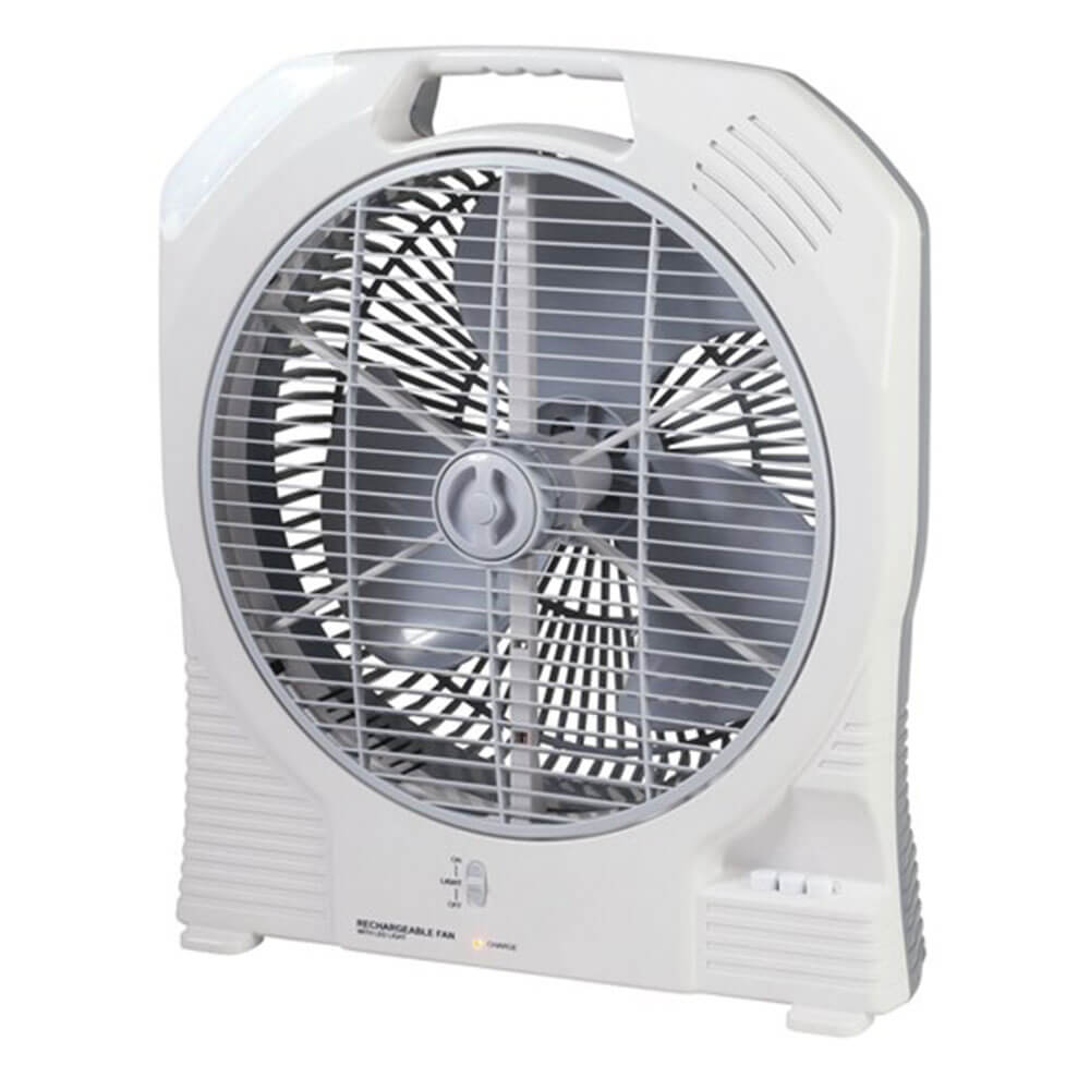Ventilateur oscillant rechargeable de 14 pouces AC / DC