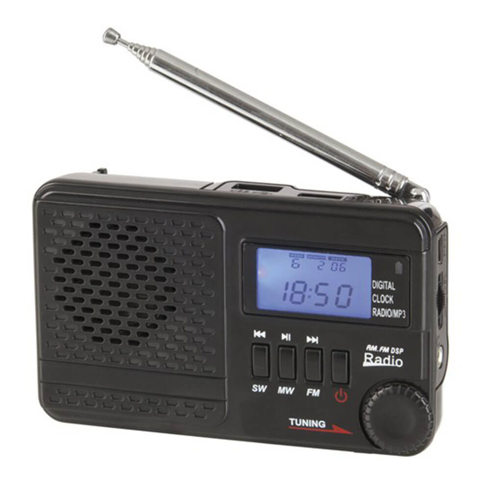 Radio rechargeable AM ​​/ FM / SW avec mp3