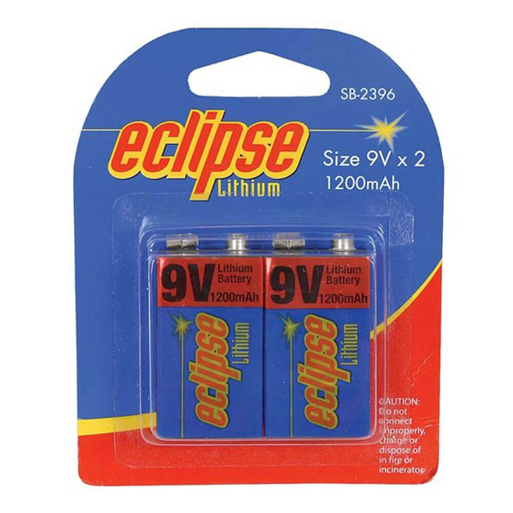 Batterie de lithium Eclipse (2 pcs. 9v 1200mAh)