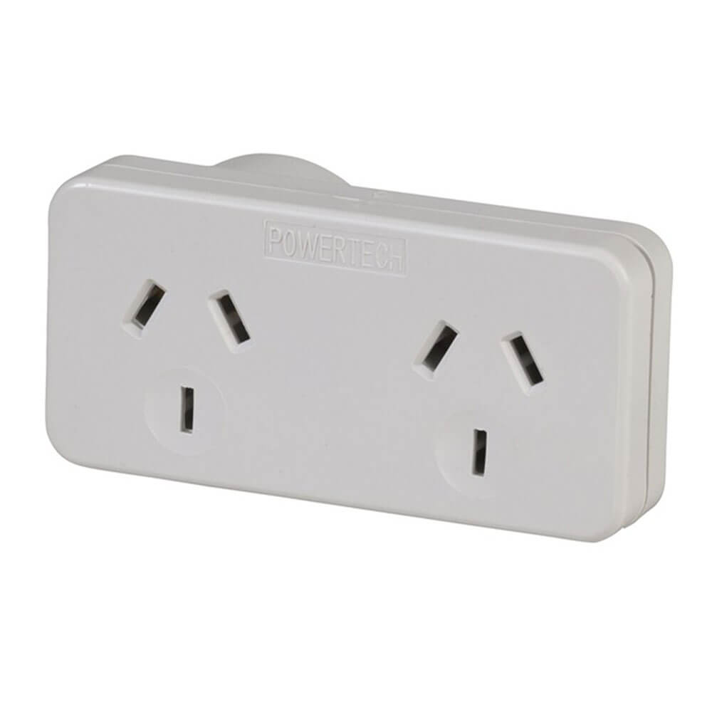 Adaptateur double secteur (à droite)