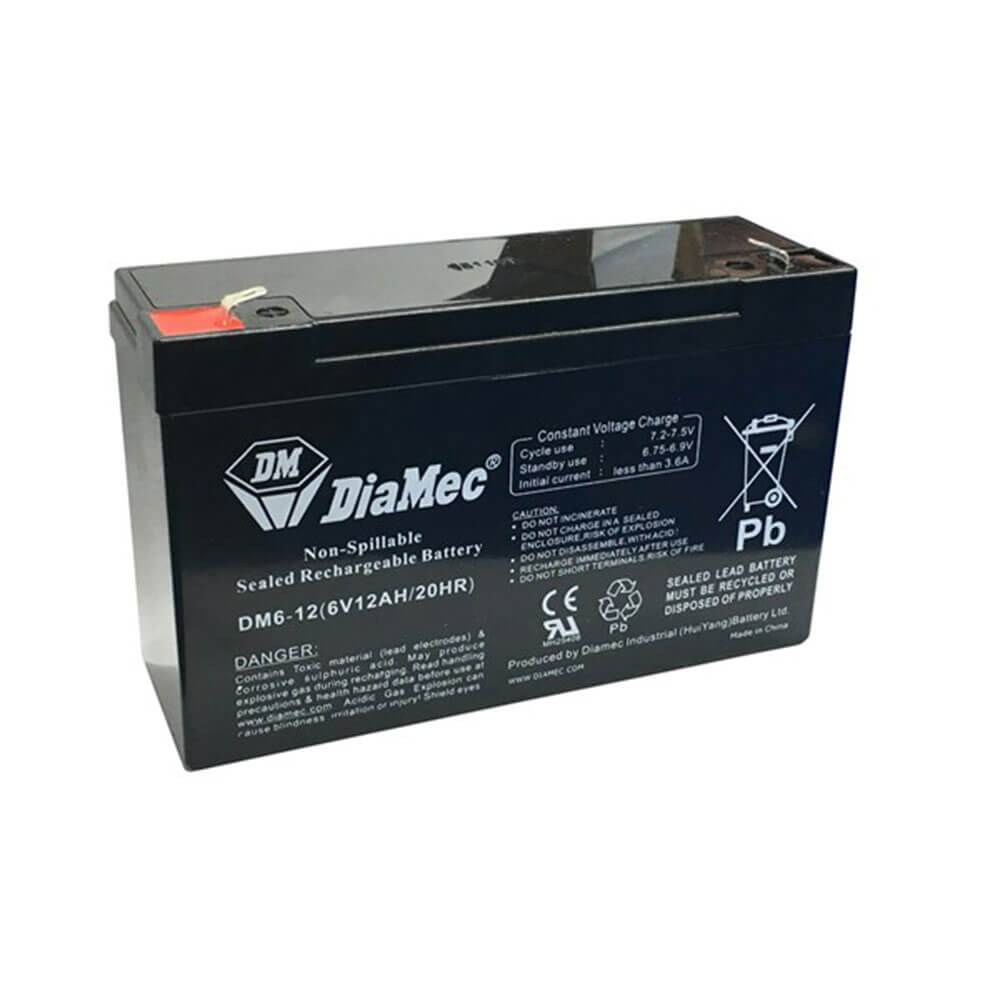 Batterie Diamec SLA (6V 12AH)