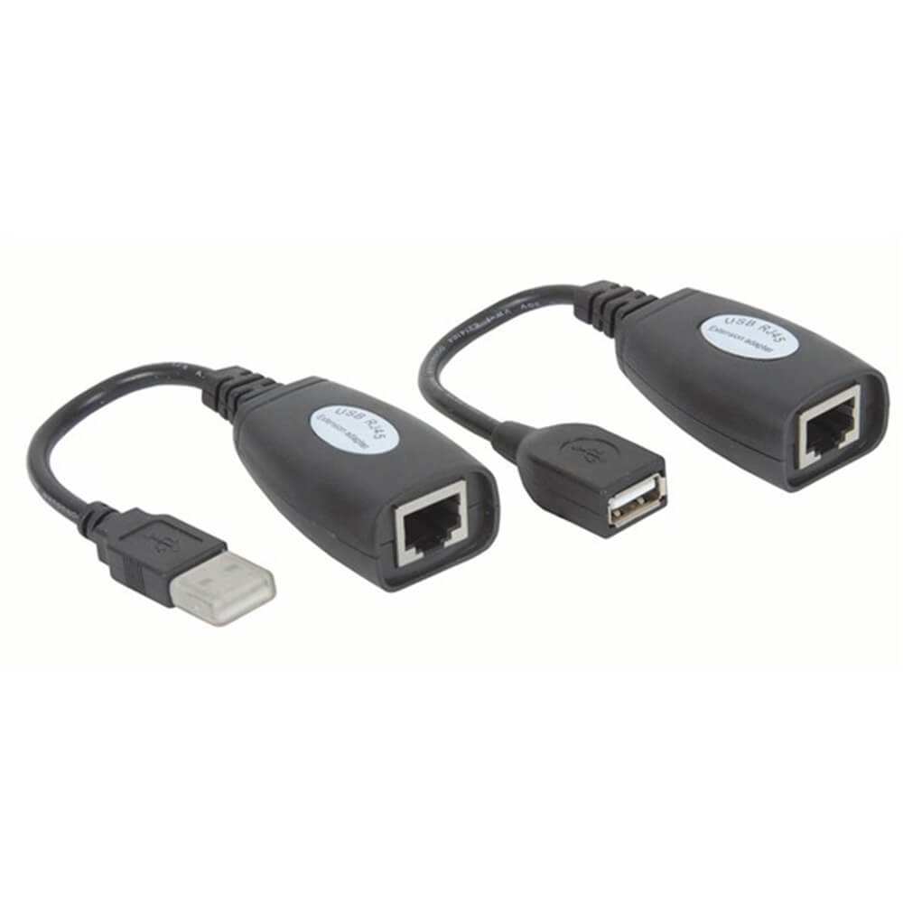 Adaptateur d'extension (USB1.1 TX / RX Cat5 RJ45)