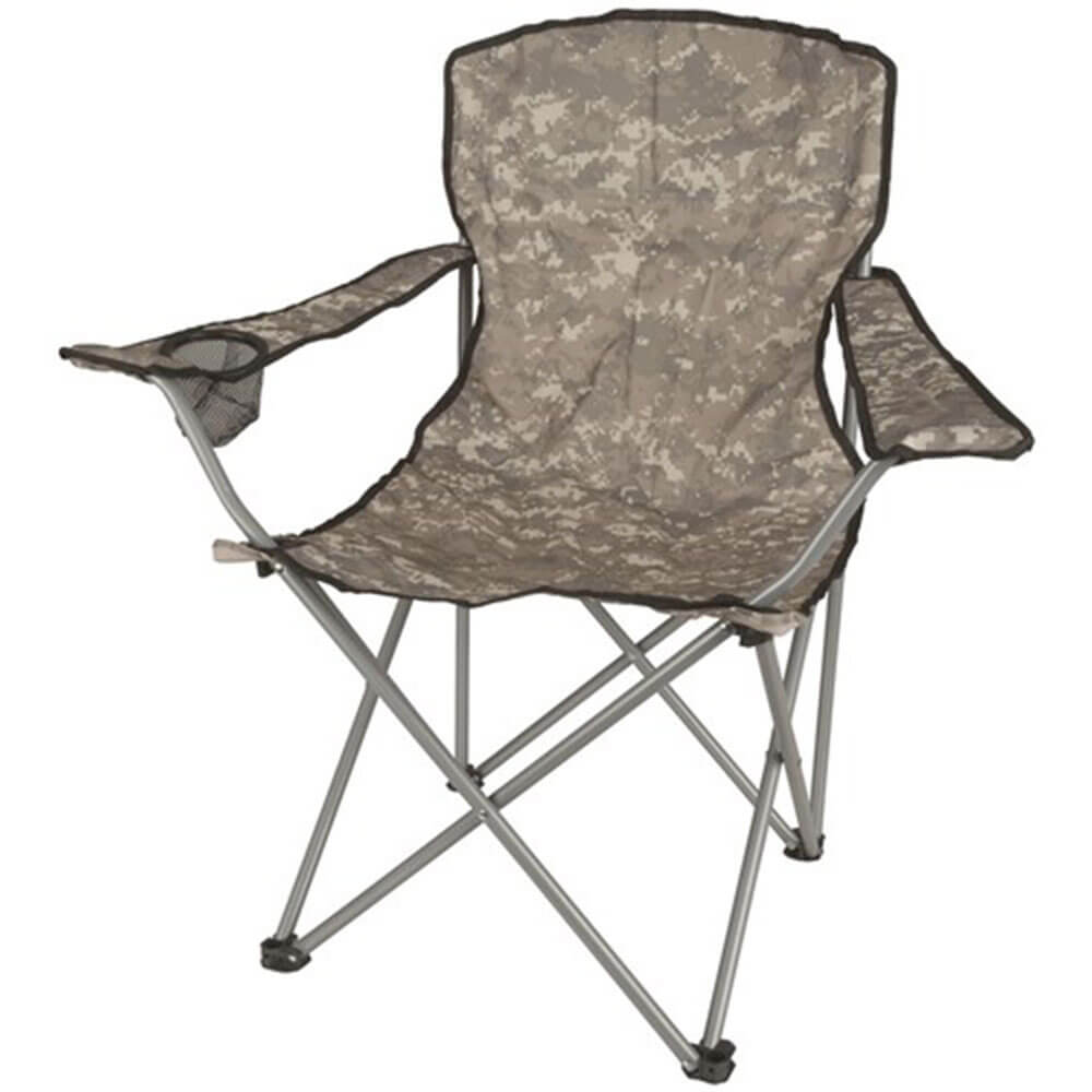 Chaise de camping camouflage pliant