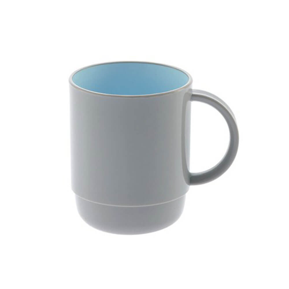 450 ml de tasse en plastique gris et bleu Blu / Gry