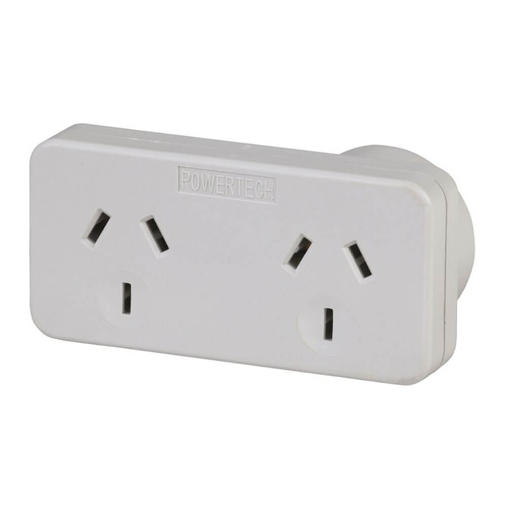 Adaptateur double secteur (à gauche)