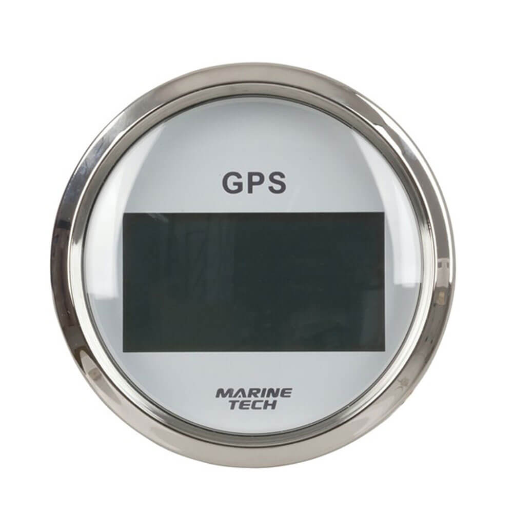 Gauche du compteur de vitesse GPS avec COG (100 mm blanc)
