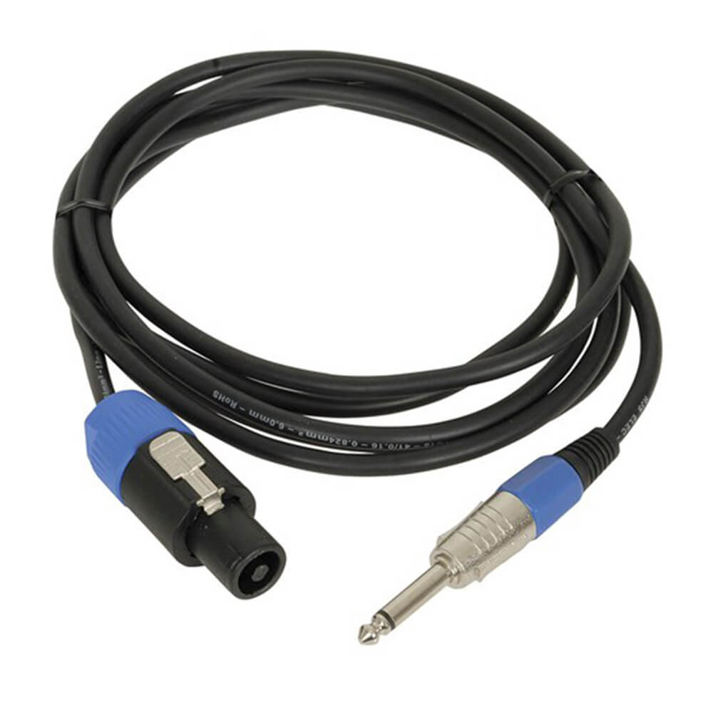 Câble audio de 6,5 mm mono-jack pour Speakon (3M)
