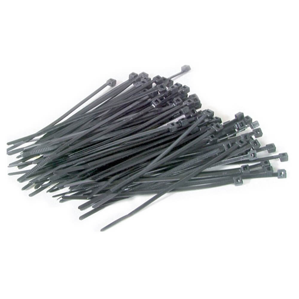 150x3,6 mm de câble noir Tie 100 pièces Pack