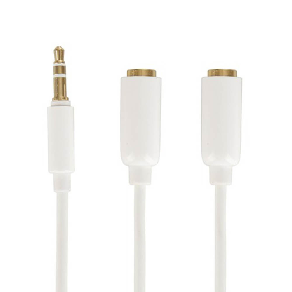 Jack AUD de 3,5 mm à 2 x 3,5 STER SKT AUD Cable Splitter (0,2 m)