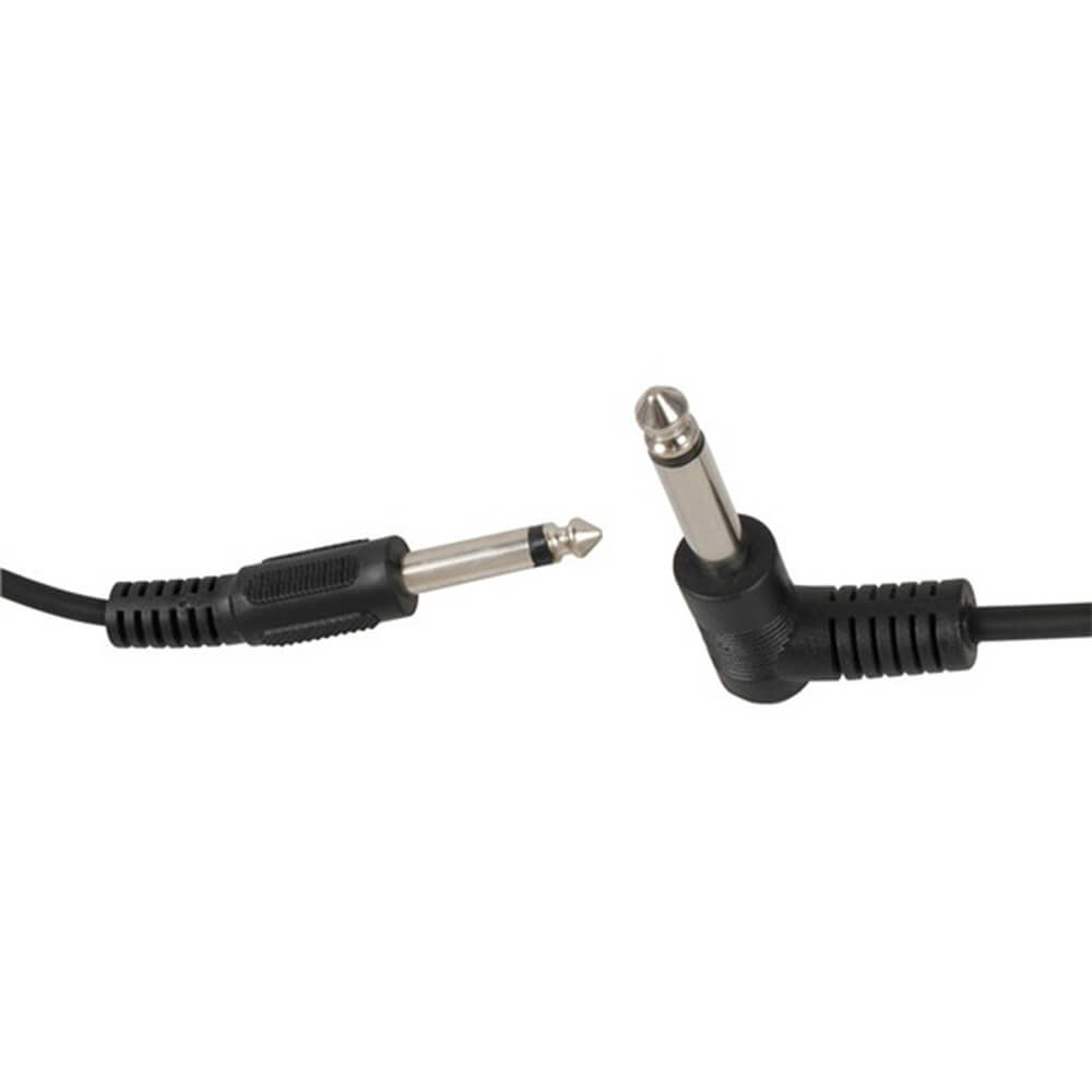 Plug mono de 6,5 mm à 6,5 mm Plug aud Cabl (angle droit 6M)