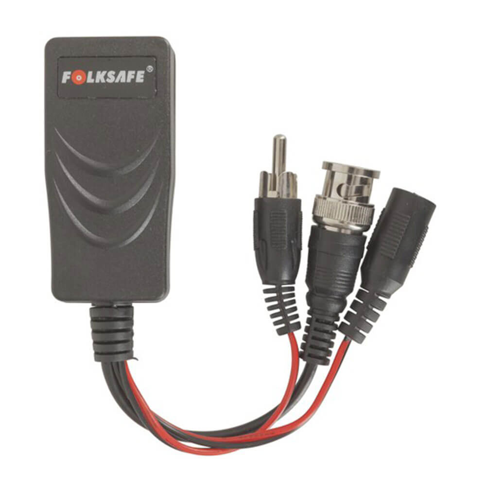 Video Balun Kit (BNC Co Axial / RCA à CAT5E / 6 AHD)