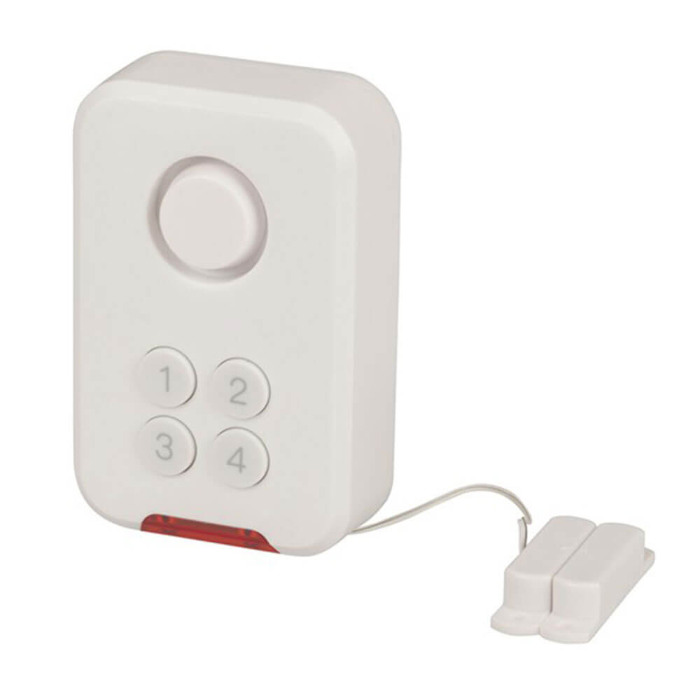 Alarme de porte ou porte du bouclier rouge