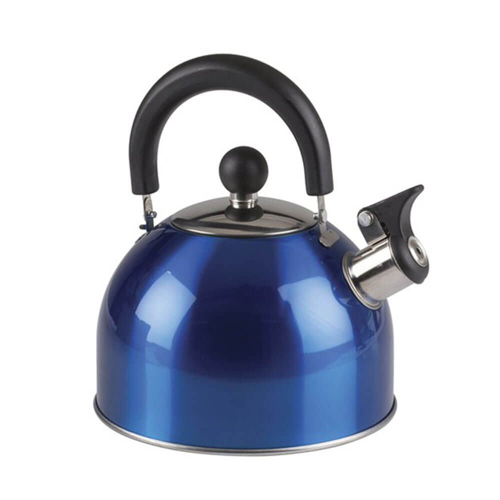 Blue en acier inoxydable casse-tête supérieur Kettle 2L