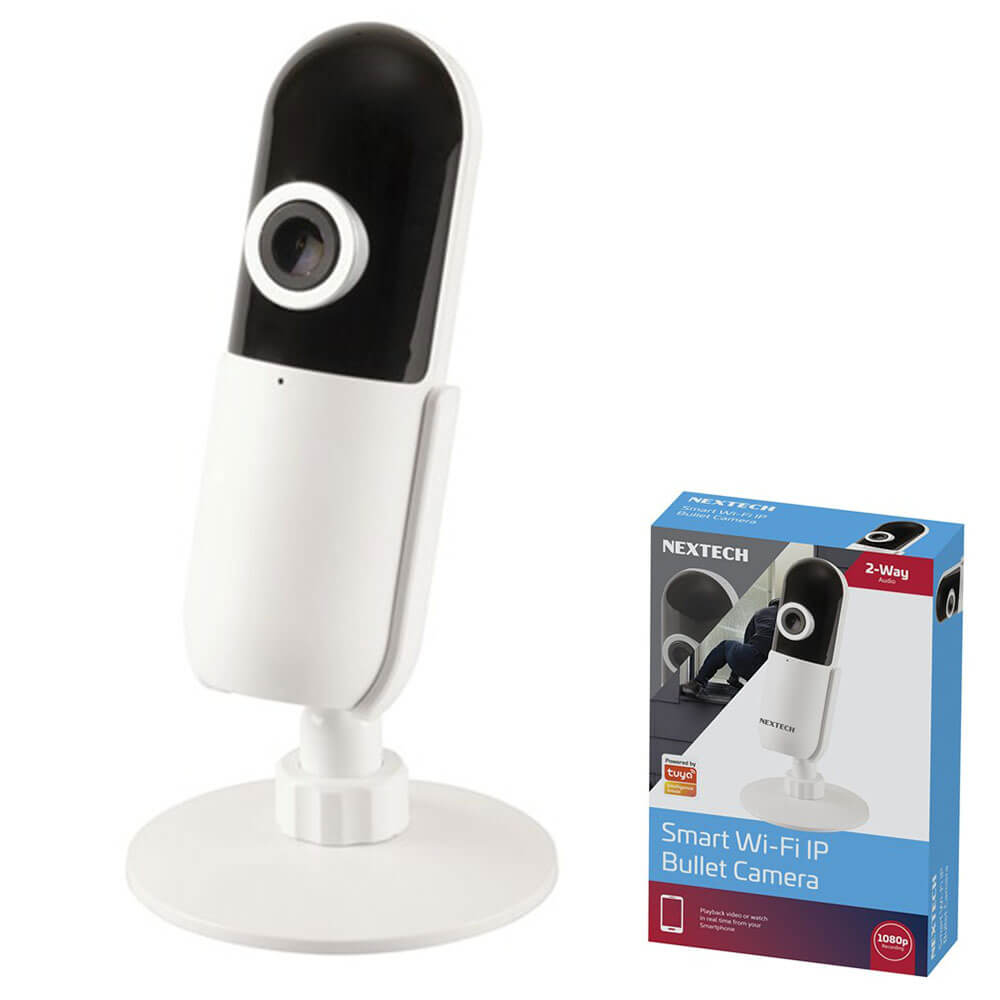 Caméra à puces IP Smart Wi-Fi 1080p avec LED infrarouge