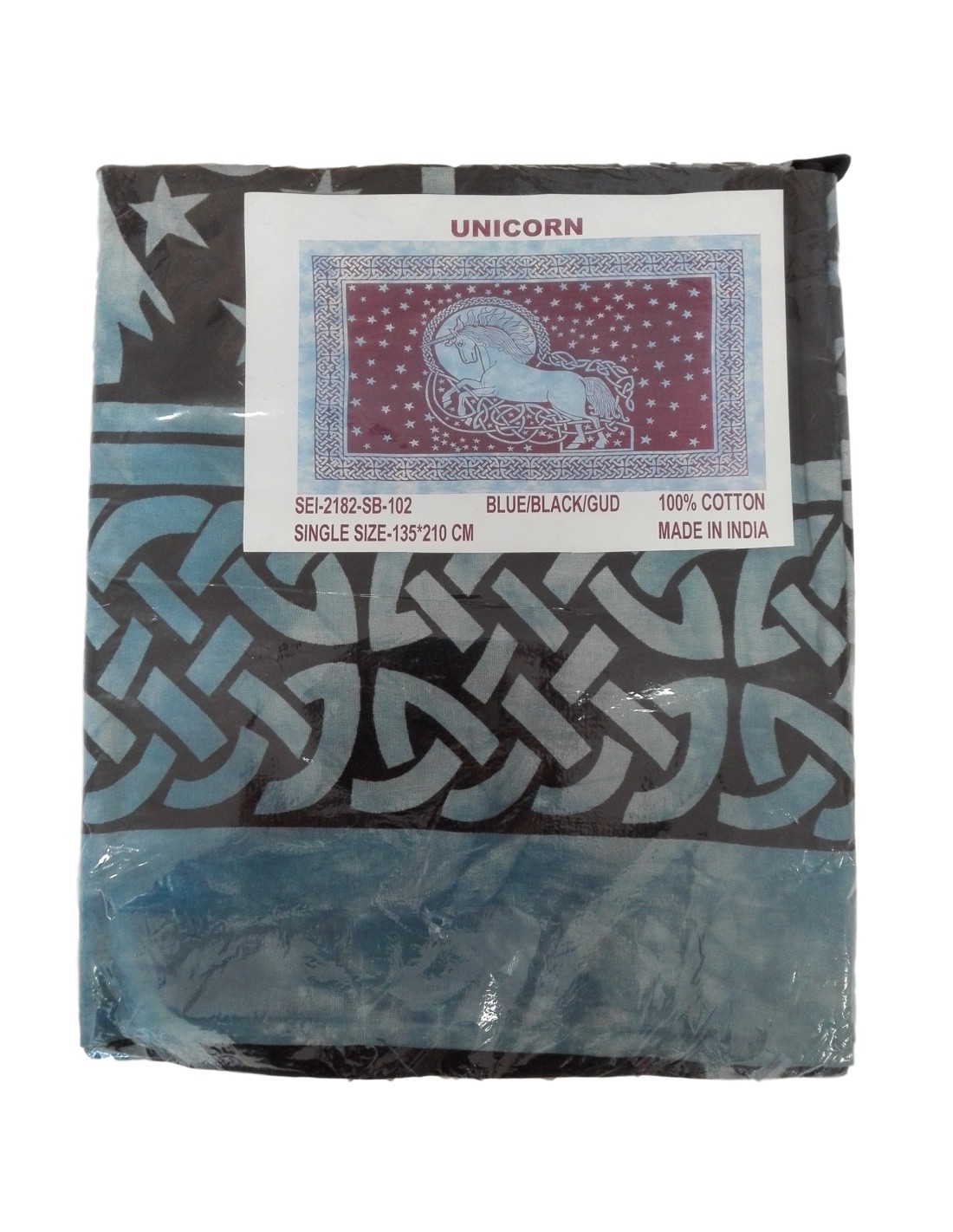 Tenture indienne Licorne - Ajoutez une touche magique et féerique à votre intérieur