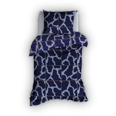 Parure de Lit Romanette Ledikant Army Bleu Coton