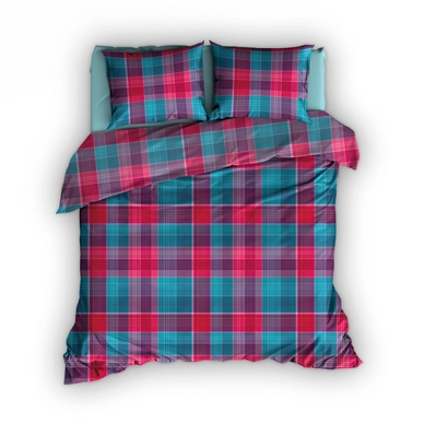 Parure de Lit Satin D'or Madras Jeans Satin