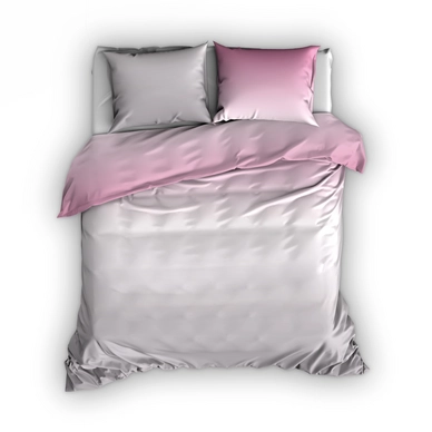 Parure de Lit Satin D'or Shadow Gris Satin