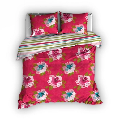 Parure de Lit Satin D'or Thirza Fuchsia Satin