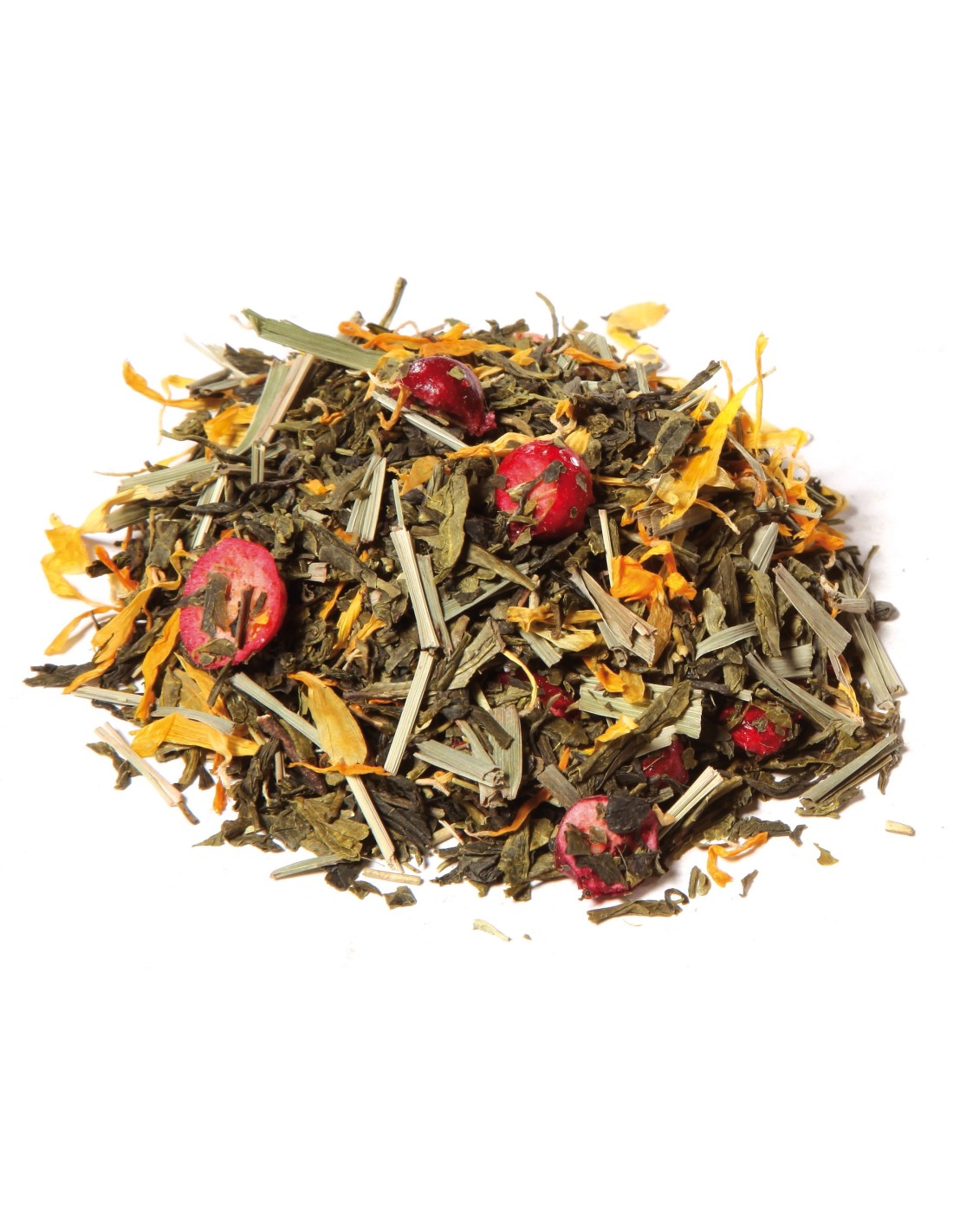 Thé vert Bio Canneberge-Gingembre: Un mélange délicieux pour une digestion saine et une immunité renforcée