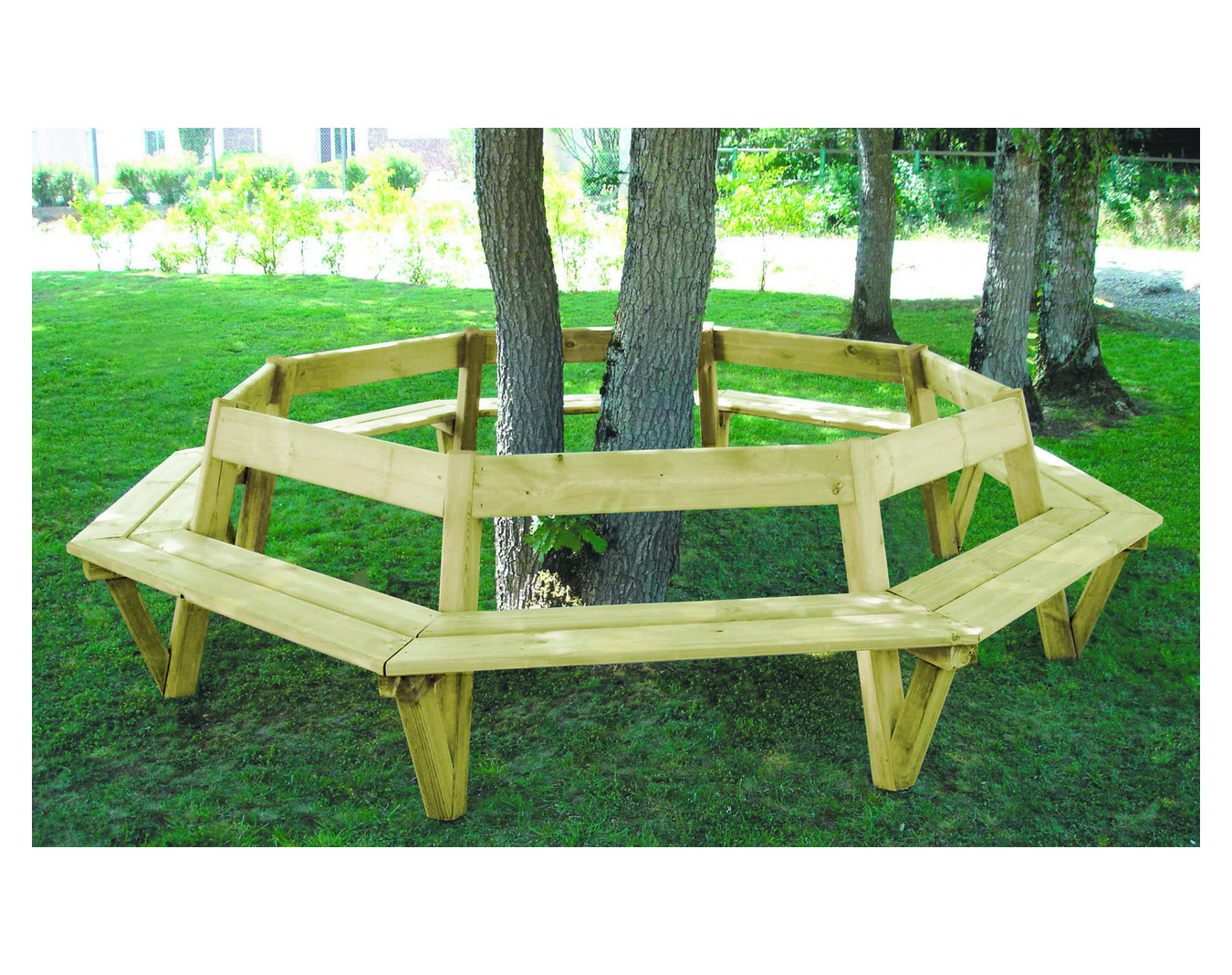 Tour d'arbre banc Soleil