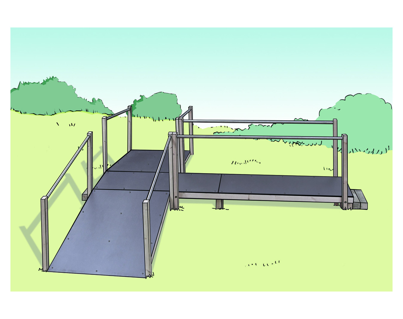 Tri pentes - Parcours santé PMR