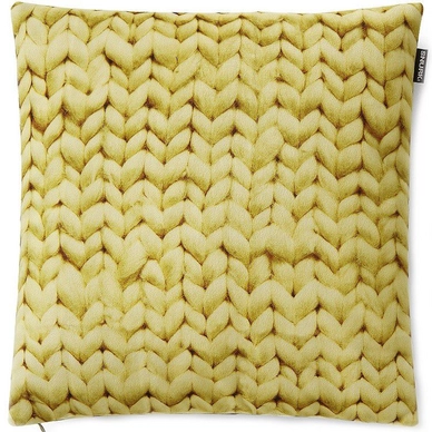 Coussin Décoratif SNURK Twirre Jaune Citron (50x50cm)